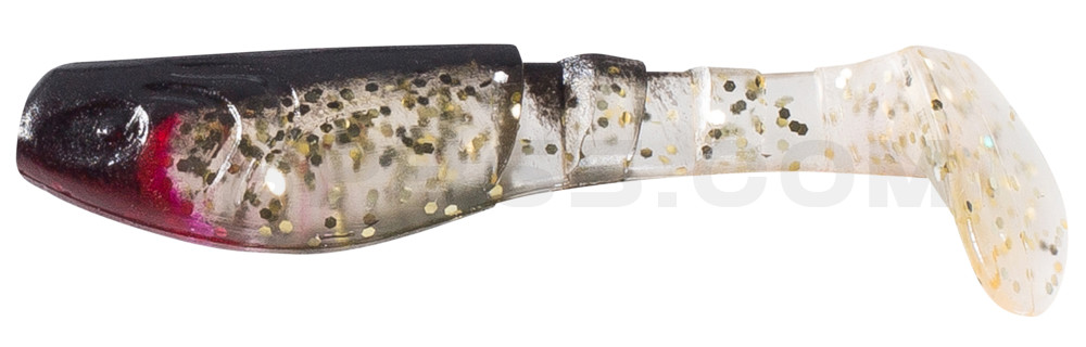 Kopyto-Classic 3" (ca. 8,0 cm) klar gold-Glitter / schwarz