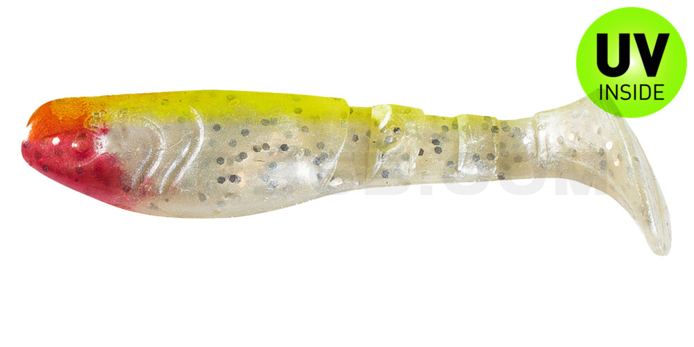 Kopyto-Classic 3" (ca. 8,0 cm) perlweiss-Glitter / fluogelb