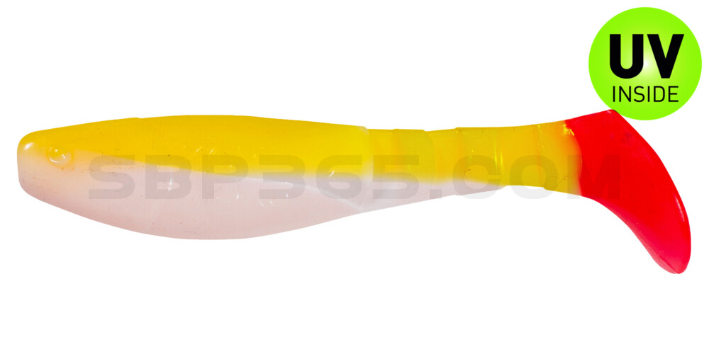 Kopyto-Classic 3" (ca. 8,0 cm) reinweiss / gelb / red tail
