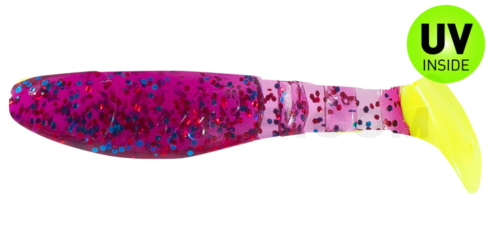 Kopyto-Classic 3" (ca. 8,0 cm) violett-transparent-glitter / fire tail