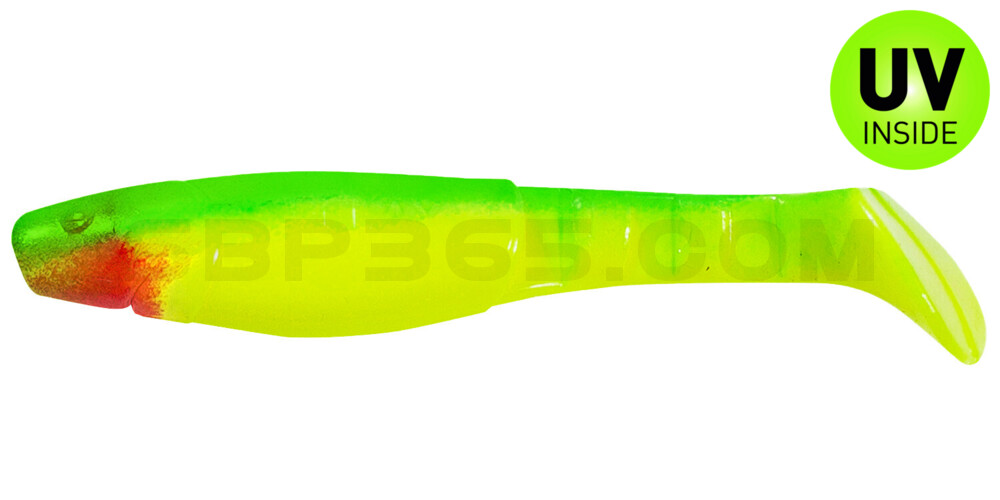 Kopyto-Classic 4" (ca. 11,0 cm) fluogelb / grün
