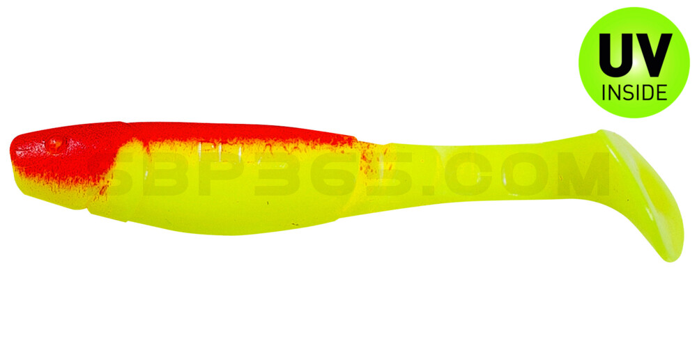 Kopyto-Classic 4" (ca. 11,0 cm) fluogelb / rot