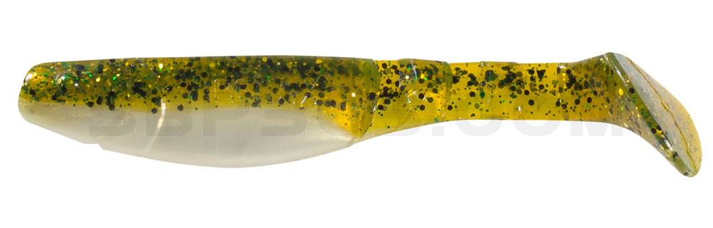 Kopyto-Classic 4" (ca. 11,0 cm) goldperl / Kaulbarsch