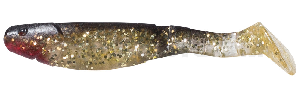 Kopyto-Classic 4" (ca. 11,0 cm) klar gold-Glitter / schwarz