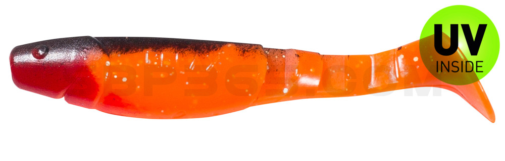 Kopyto-Classic 4" (ca. 11,0 cm) orange-Glitter / schwarz