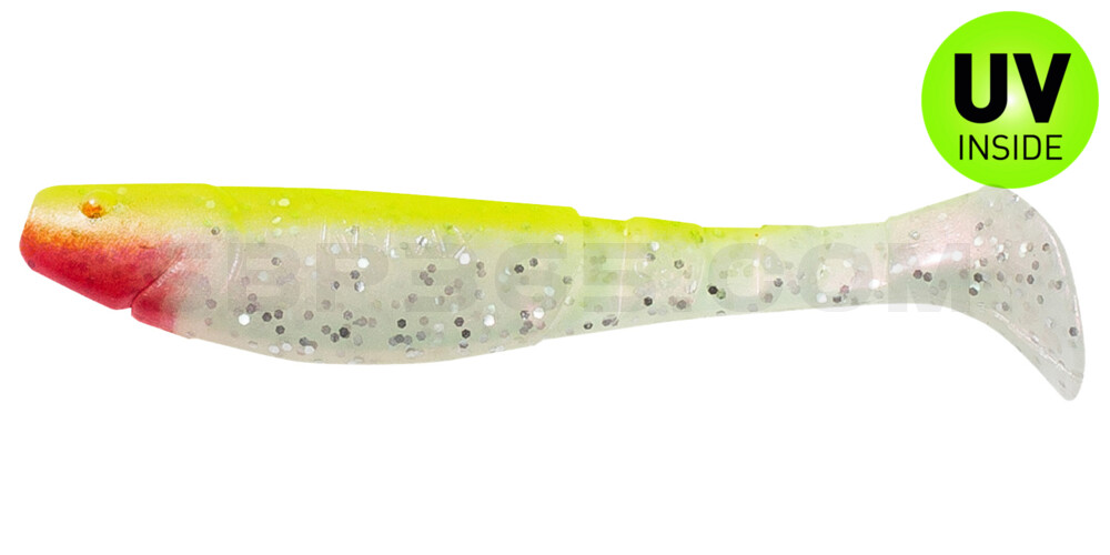 Kopyto-Classic 4" (ca. 11,0 cm) perl-Glitter / fluogelb