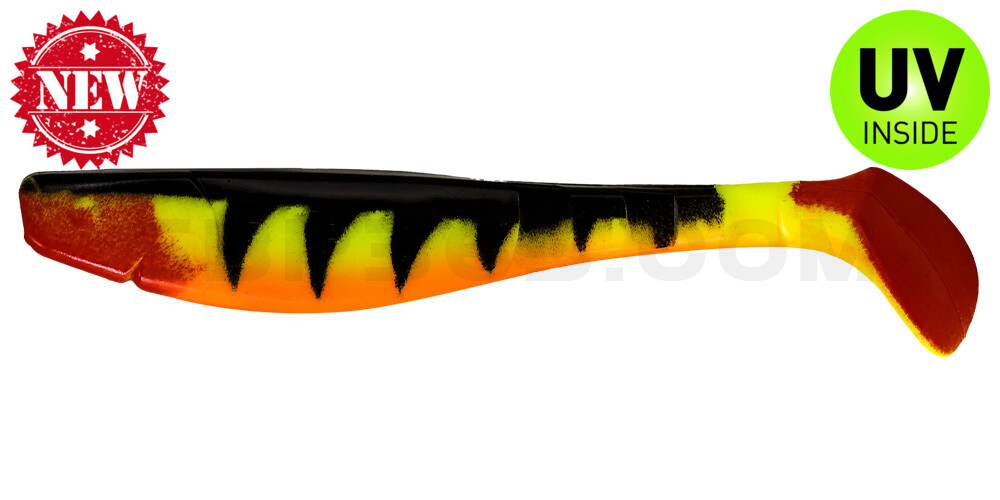 Kopyto-Classic 8" (ca. 20,0 cm) fluogelb / Zander / bauch: orange