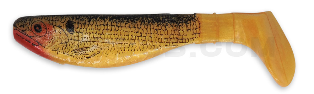 Kopyto-Nature 3" (ca. 8,0 cm) goldperl / Weißfisch