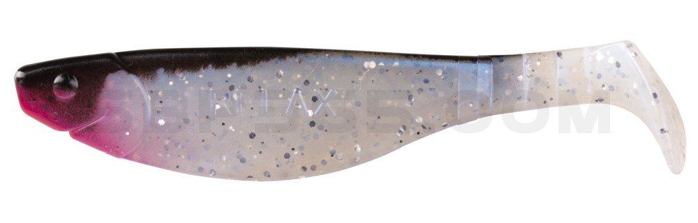 Kopyto-River 4" (ca. 11,0 cm) blauperl-Glitter / schwarz