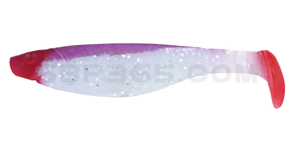 Kopyto-River 4" (ca. 11,0 cm) blauperl-Glitter / violett