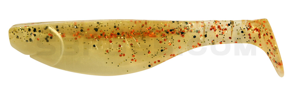 Kopyto-River 4" (ca. 11,0 cm) goldperl / Desert-Sand