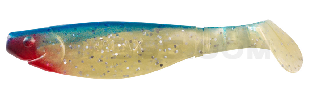 Kopyto-River 4" (ca. 11,0 cm) goldperl-Glitter / blau