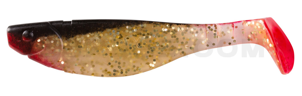 Kopyto-River 4" (ca. 11,0 cm) milchgold-Glitter / schwarz