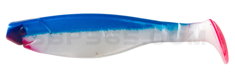 Kopyto-River 4" (ca. 11,0 cm) perlweiss / blau