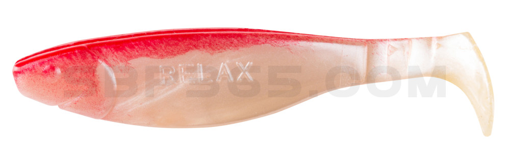 Kopyto-River 4" (ca. 11,0 cm) perlweiss / rot