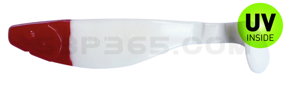 Kopyto-River 4" (ca. 11,0 cm) reinweiss / Red Head