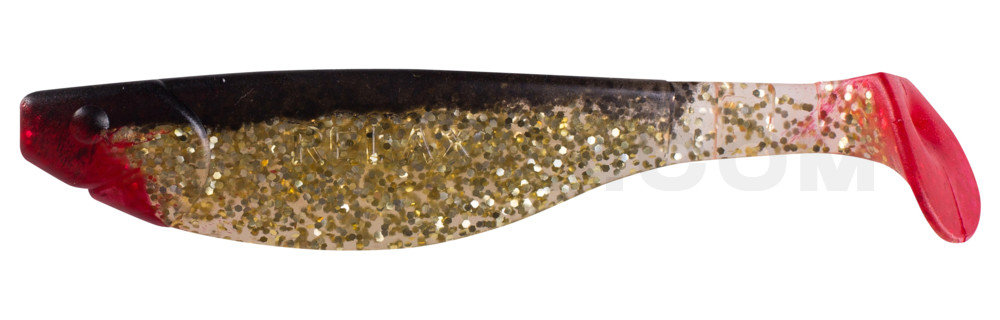 Kopyto-River 5" (ca. 13,0 cm) klar gold-Glitter / schwarz