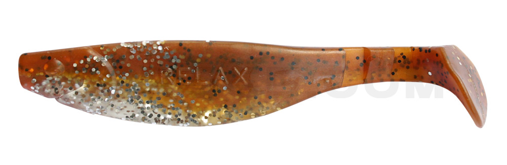 Kopyto-River 5" (ca. 13,0 cm) klar silber Glitter / olivebraun-Glitter