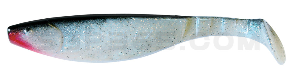 Kopyto-River 6" (ca. 16,0 cm) blauperl-Glitter / schwarz
