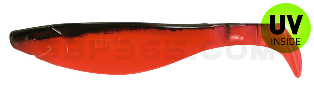 Kopyto-River 6" (ca. 16,0 cm) feuerrot / schwarz