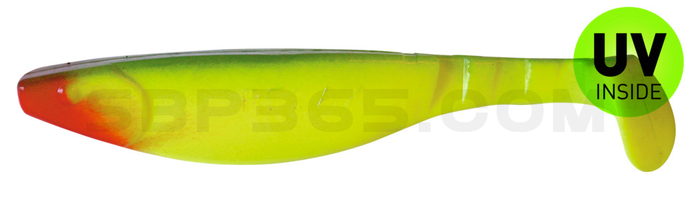 Kopyto-River 6" (ca. 16,0 cm) fluogelb / boddengrün