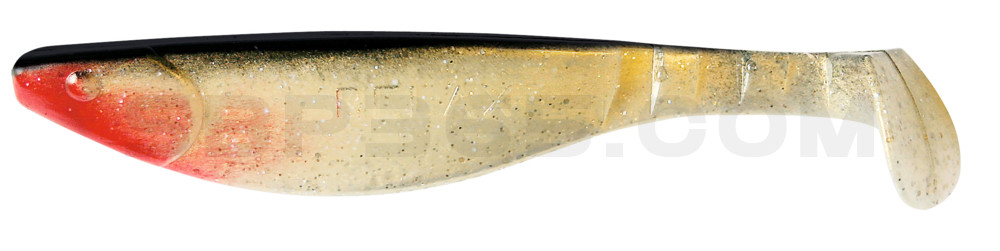 Kopyto-River 6" (ca. 16,0 cm) goldperl-Glitter / schwarz