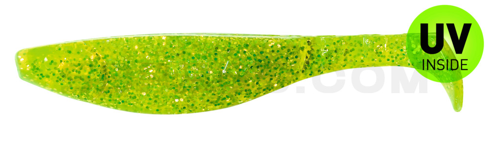 Kopyto-River 6" (ca. 16,0 cm) grün(chartreuse)-Glitter