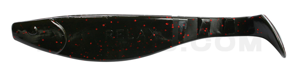 Kopyto-River 6" (ca. 16,0 cm) schwarz-rot-Glitter