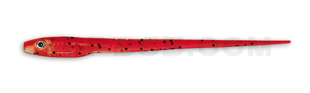 Lancon ZX 3,5" (ca. 10cm) rot transparent Glitter