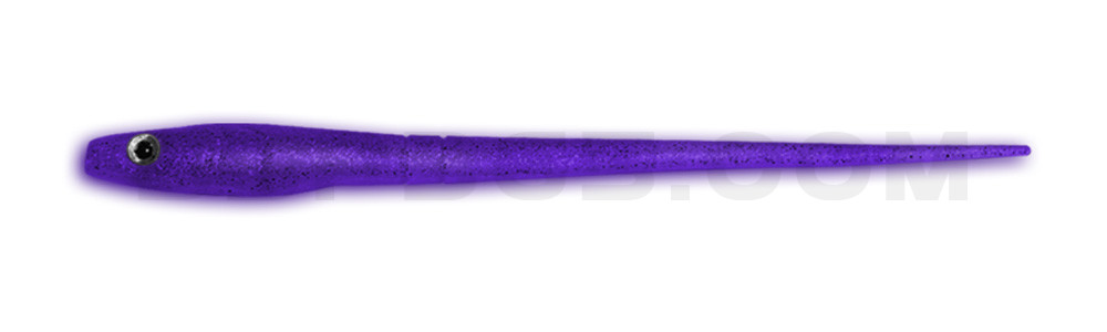 Lancon ZX 3,5" (ca. 10cm) violett-transparent-Glitter