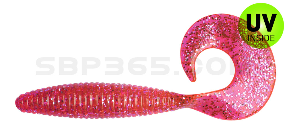 Magnum Twister 6" (ca. 16,0 cm) hot pink glitter