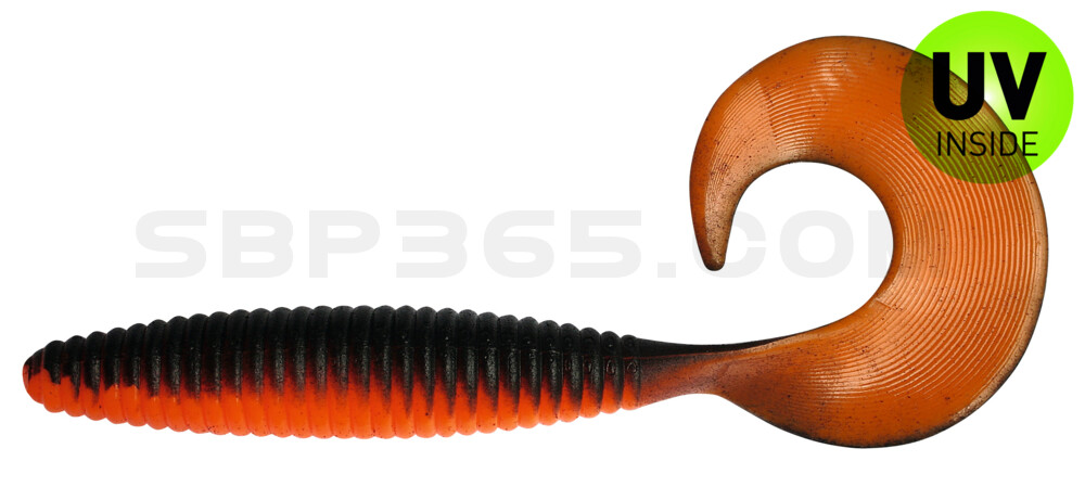 Magnum Twister 6" (ca. 16,0 cm) orange / schwarz