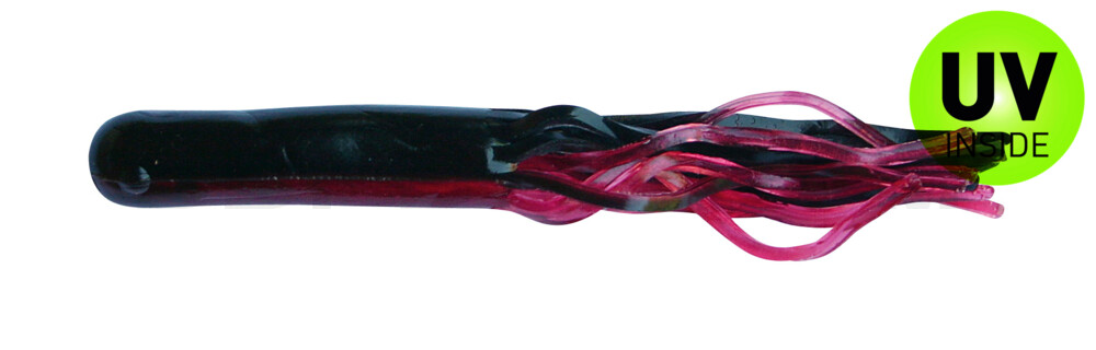 Medium Tube 2,5" (ca. 6,4 cm) blutrot-schwarz