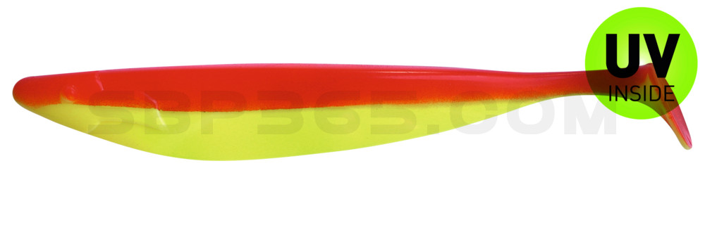 Megalodon 12" (ca. 30,0 cm) fluogelb / rot