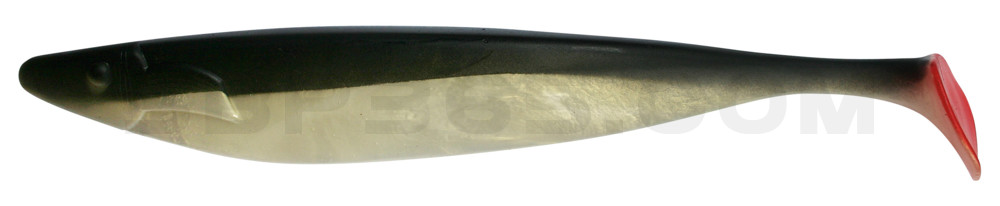 Megalodon 12" (ca. 30,0 cm) goldperl / schwarz