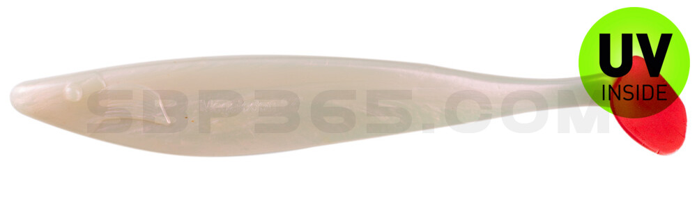 Megalodon 12" (ca. 30,0 cm) perl / Red Tail