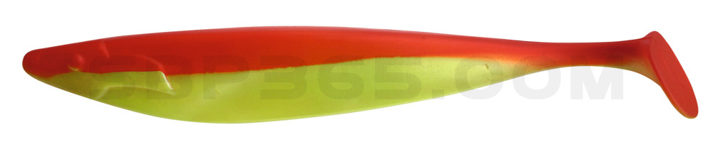 Megalodon 12" (ca. 30,0 cm) perlgrün / rot