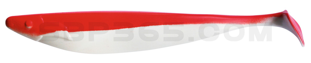 Megalodon 12" (ca. 30,0 cm) reinweiss / rot