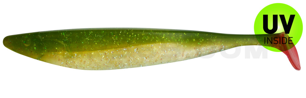 Megalodon 15" (ca. 40,0 cm) kristall-Mylar Glitter-grün