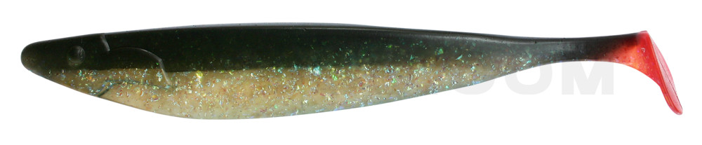 Megalodon 15" (ca. 40,0 cm) kristall-Mylar Glitter-schwarz