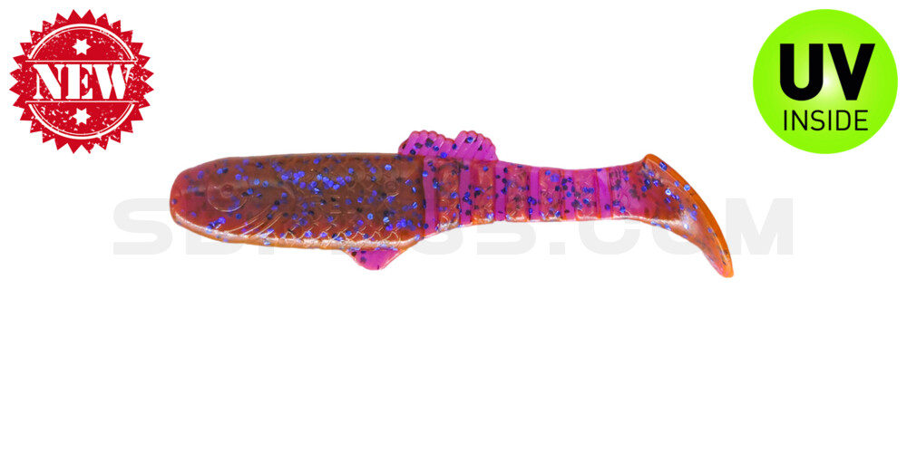 Montana 2,5" (ca. 7cm) crawfish-violett-electric blue-Glitter