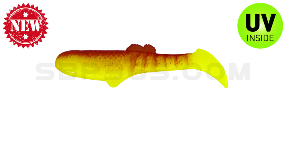 Montana 2,5" (ca. 7cm) fluogelb / rot