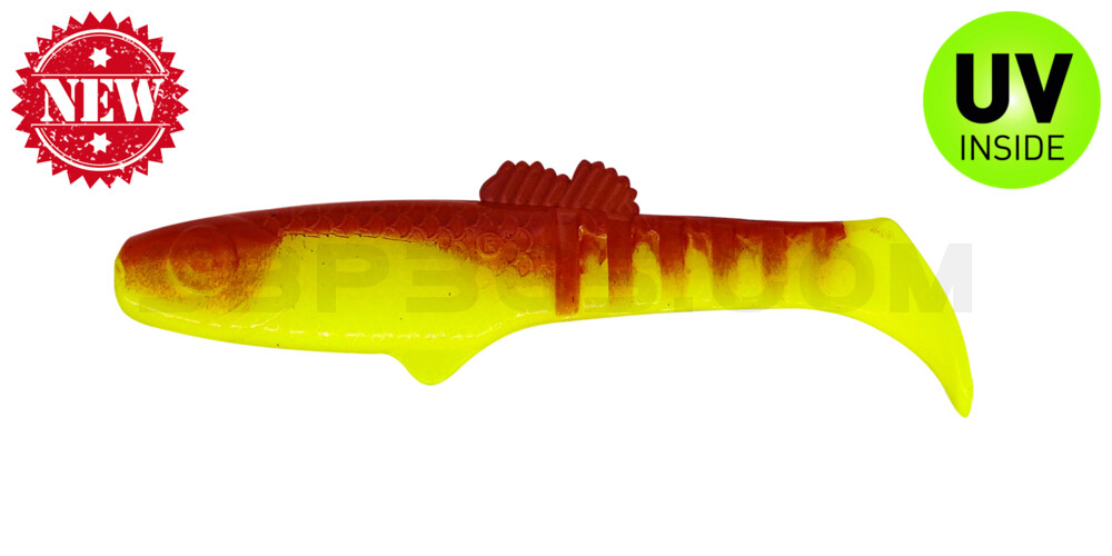 Montana 3,5" (ca. 10,5 cm) fluogelb / rot