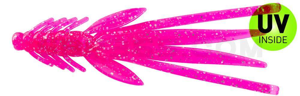 Nymph 5" (ca. 14,0 cm) hot pink-Glitter