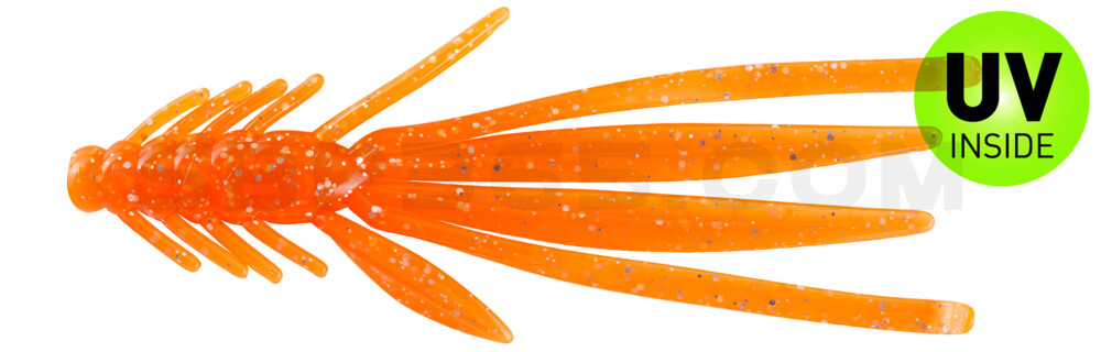 Nymph 5" (ca. 14,0 cm) orange-Glitter