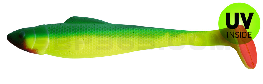Ohio 4" (ca. 11,0 cm) fluogelb / blau