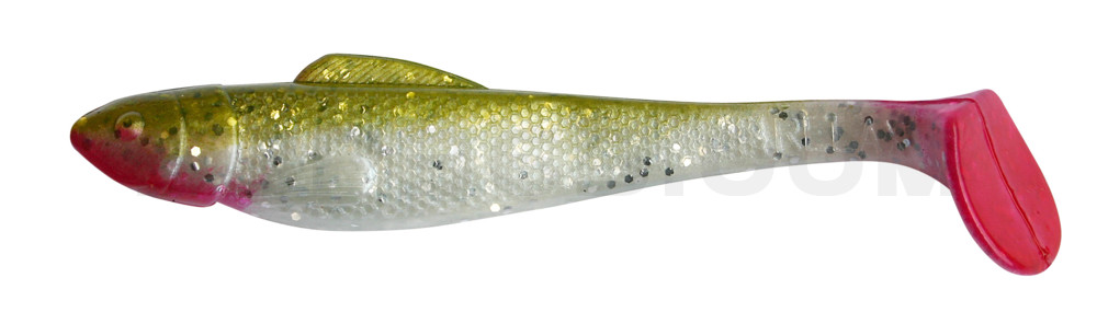 Ohio 4" (ca. 11,0 cm) perlweiss-Glitter / boddengrün