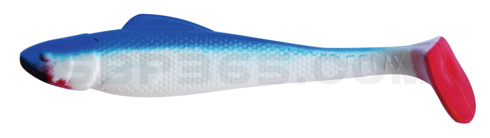 Ohio 4" (ca. 11,0 cm) reinweiss / blau