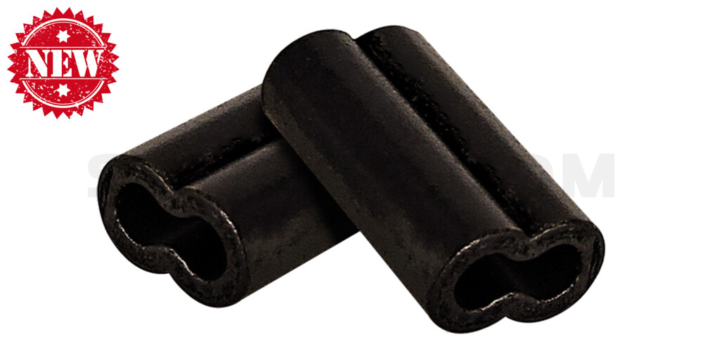 Quetschhülsen II Doppeldurchlauf Größe 7 - Durchmesser 1,73 mm für 1,14 mm Stahl | 1000 Stk