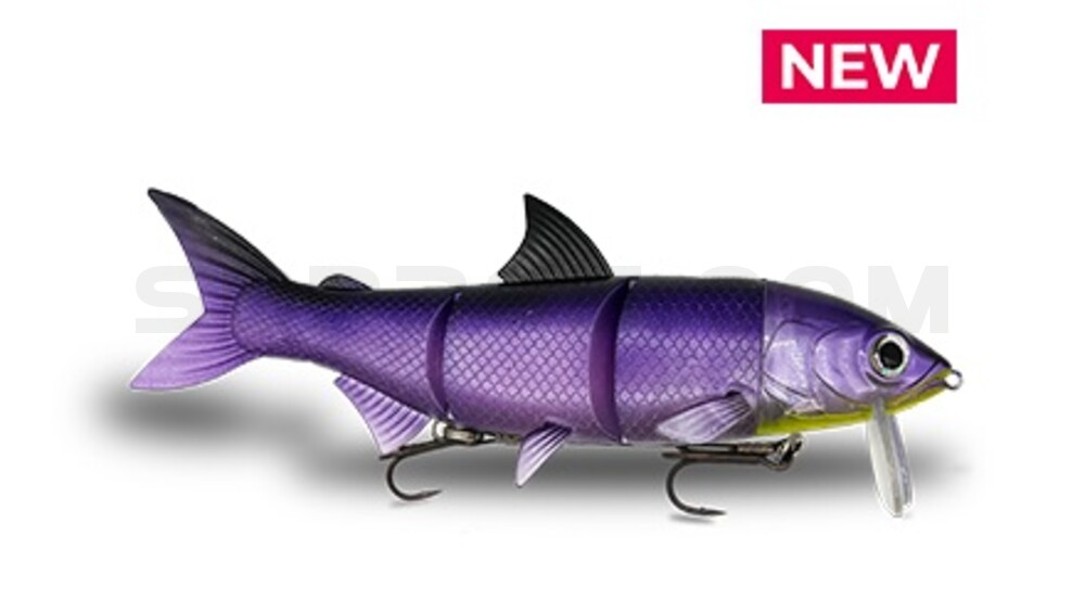 RenkyOne - Hybrid Fishing Lure 10" (ca. 25cm) slow sinking im Hartschalenblister Dark Spark